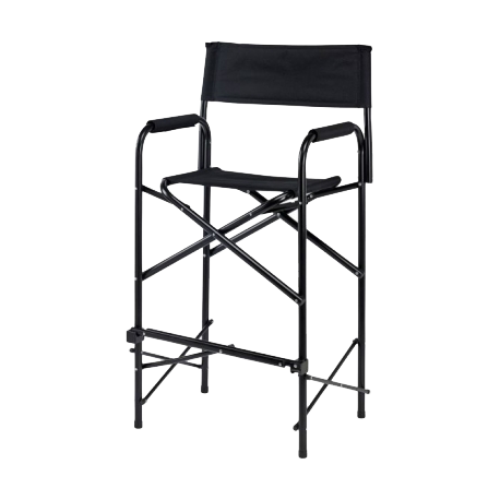Folding black E-Zup armchairs